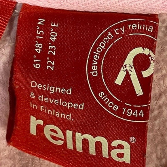 **2 for $20**Reima pink jumpsuit size 68 (6months) excellent condition - Picture 7 of 7